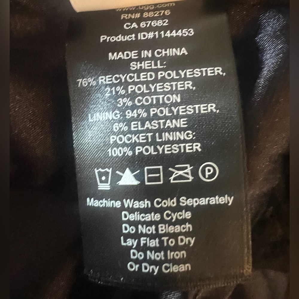 NWT UGG® Frankie Recycled Polyester Fleece Shirt Jacket L - Picture 16 of 16